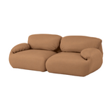 Herman Miller Leather Luva Modular Two Seater Sofa - HER-100429490