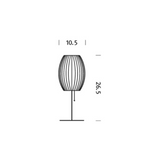 Herman Miller Nelson Cigar Lotus Table Lamp - HER-H762LTSBNS