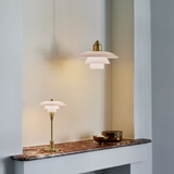 Louis Poulsen PH 2/1 Pale Rose Brass Table Lamp - POU-5744908984