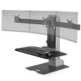 Innovative Winston E Triple Monitor Electric Sit Stand Workstation