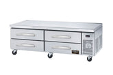 Kool-It KCB-74-4M | 74" Wide 4 Drawer Chef Base Refrigerator - KCB-74-4M