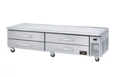 Kool-It KCB-96-4M | 96" Wide 4 Drawer Chef Base Refrigerator - KCB-96-4M