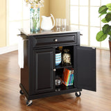 Crosley Compact 31 Inch Stainless Steel Top Kitchen Cart - KF30022E