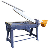 Kaka industrial KHS-40 Guillotine Metal Shear, 40 inch Bed Width, 14 Gauge Metal Guillotine Shear - 173179