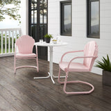 Crosley Tulip 3pc Outdoor Metal Bistro Set - KO10010