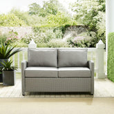 Crosley Bradenton 55 Inch Outdoor Wicker Loveseat - KO70022