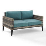 Crosley Prescott Outdoor Wicker Loveseat - KO70251BR