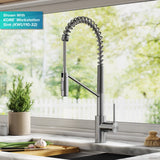 KRAUS Britt Touchless Pull-Down Single Handle Faucet in Spot Free Stainless Steel - KSF-1691SFS