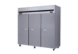 Kool-It KTSR-3 | 81" Wide 3 Door Top Mount Reach-In Refrigerator - KTSR-3