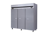 Kool-It KTSR-3 | 81" Wide 3 Door Top Mount Reach-In Refrigerator - KTSR-3