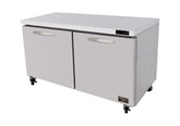 Kool-It KUCF-60-2 | 60" Wide 2 Door Undercounter Freezer - KUCF-60-2
