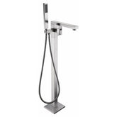Anzzi Khone 2-Handle Claw Foot Tub Faucet with Hand Shower FS-AZ0037 - FS-AZ0037BN