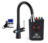 AquaNuTech 4N1 Aqua-System Contemporary Faucet with Hot Water Dispenser and Leak Detector New - 4N1CAS-CH