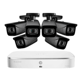 Lorex 4K 8-Channel Fusion NVR System with Six 4K 8MP IP Cameras Security Surveillance System New N4K2-86BB