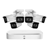 Lorex 6 Camera 8 Channel 4K 2TB 8MP IP Security Surveillance System New N4K2-86WB