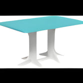 LuxCraft 4' x 6' Rectangular Table - Bar Height - P46RT-BHCHB