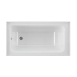 Pulse Showerspas 32" Wide White 100% Acrylic Alcove Tub - PT-2001-32