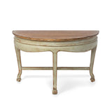 Park Hill Collection Country French Chinois Demi-Lune Accent Table - EFT90475