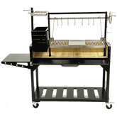 Tagwood BBQ 03 SI Freestanding Santa Maria Argentine Charcoal Grill - BBQ03SI