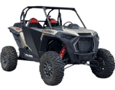 Moto Armor Polaris RZR XP 1000, XP Turbo, & Turbo S 2-Seat Aluminum Doors (2014+) - MA-RZ2-BLK