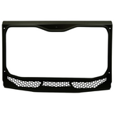 Moto Armor Kawasaki KRX Full Glass Windshield for VOODOO Cage - MA-VOODOOKRX-WS-GLS-BLK-Y