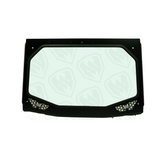 Moto Armor Kawasaki KRX Full Glass Windshield with Vents (2020+) - MA-KRX-WS-GLS-BLK-C-Y