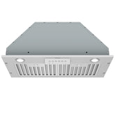 Awoco RH-BQ-M 14-1/2”D Built-in/Insert Stainless Steel Range Hood, 4-Speed, 650 CFM, LED Lights, Baffle Filters for Wood Hood - RH-BQ-M30