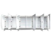 Krugg Svange 12036DLLLRRR 120 X 36 LED Medicine Cabinet w/Dimmer & Defogger SVANGE12036DLLLRRR - Backyard Provider