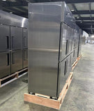 Chef AAA 72" Commercial Reach-In Freezer with 6 Solid Half Doors - SCD-660F