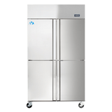 Chef AAA - Commercial 4 Solid Door Reach-In Refrigerator 32cu.ft. - SCD-880R
