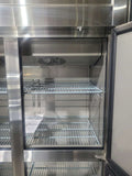 Chef AAA - Commercial Solid 4 Half Door Reach-In Freezer 32 cu.ft. - SCD-880F