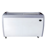 Chef AAA Commercial 49″ Glass Door Frozen Food or Ice Cream Chest Freezer Display - SCF-49
