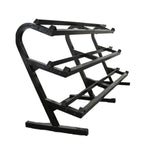 TROY VTX TDR-3 3-Tier Rail Dumbbell Rack w/o Saddles - TDR-3