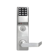 Alarm Lock Trilogy Classroom Mortise Lever Set w/ High Capacity Audit Trail - US26D - Satin Chrome - Right Handed - Grade 1 - ALL-DL3500CRR-26D
