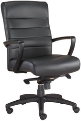 EuroTech Manchester Mid-Back Leather Executive Chair - EUR-LE255-BRNL