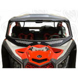 Moto Armor Can-Am Maverick X3 Vented Full Glass Windshield (2017+) - MA-X3-WS-GLS-BLK-Y