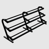 TROY VTX TDR-3 3-Tier Rail Dumbbell Rack w/o Saddles - TDR-3