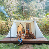Winnerwell Woodlander Double View - Large Springbar Hot Tent Bundle