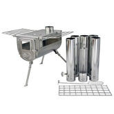 Winnerwell Woodlander Double View - Large Springbar Hot Tent Bundle
