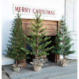 Park Hill Collection Tree Lot Third-Year Faux Seedling Trees, Set of 3, Assorted Styles - XPQ80212