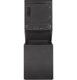 GE APPLIANCES GUD27GSPMDG GE Unitized Spacemaker® 3.8 cu. ft. Capacity Washer with Stainless Steel Basket and 5.9 cu. ft. Capacity Gas Dryer - GUD27GSPMDG-KT