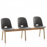 Emeco Alfi 3-Seat High Back Bench - ALFIAHDARKBROWN