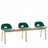 Emeco Alfi 3-Seat Low Back Bench - ALFIALDARKBROWN