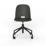 Emeco Alfi Work Swivel Chair - ALFISWVH4ABKBCDB