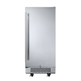 Avallon 15 Inch Wide 3.3 Cu.Ft. Energy Efficient Outdoor Approved Beverage Center with LED Lighting - AFR151SSODRH