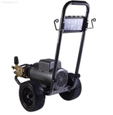 BE Power Equipment 2700 PSI 3.5 GPM Electric Pressure Washer with Baldor Motor and AR Triplex Pump - PowerGen USA - B2775EA