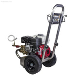 BE Power Equipment 2500 PSI 3.0 GPM Gas Pressure Washer with Honda GX200 Engine and Comet Triplex Pump - PowerGen USA - PE-2565HWSCOMSP