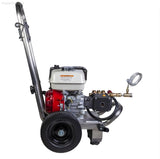 BE Power Equipment 2500 PSI 3.0 GPM Gas Pressure Washer with Honda GX200 Engine and Comet Triplex Pump - PowerGen USA - PE-2565HWSCOMSP