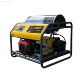 BE Power Equipment Industrial Series 3000 Psi 8.0 GPM 690cc Honda GX693 Engine Gas Skid Mount Hot Water Pressure Washer - PowerGen USA - HW3024HG12V