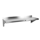 John Boos BHS1684 Wall-Mount 84"W x 16" D Shelf - JBBHS1684